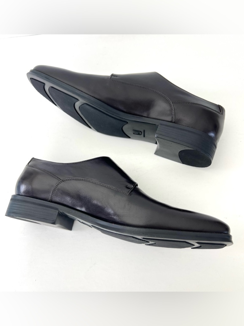 BRUNO MAGLI Paro Dark Brown Structured Buckle Strap Dress Shoes Oxford Sz 11 M - Picture 8 of 13